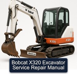 Bobcat X320 Excavator Service Repair Workshop Manual PDF