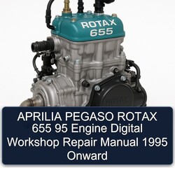 1995 Aprilia Pegaso Models Rotax 655 95 Engine Digital Onward Service Repair Workshop Manual PDF
