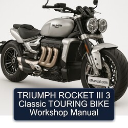 Triumph Rocket III 3 Classic Touring Bike Service Repair Workshop Manual PDF