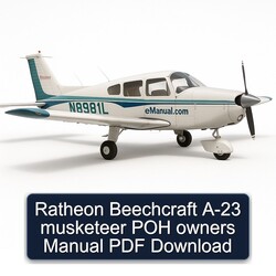 Ratheon Beechcraft -23 Musketeer POH Owners Owner's Manual PDF
