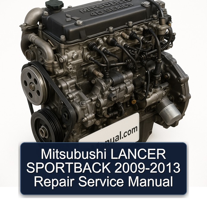 2009-2013 Mitsubishi 4 D Series Mitsubushi Lancer Sportback Service Repair Workshop Manual PDF