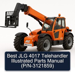 Best JLG 4017 Telehandler Illustrated Parts (p/n-3121859) Catalog PDF