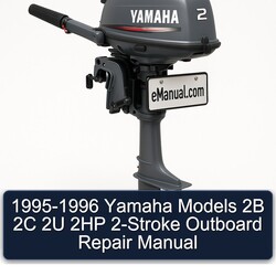 1995-1996 Yamaha Models 2B 2C 2U 2HP 2-stroke Outboard Service Repair Workshop Manual PDF