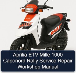 Aprilia Caponord Etv Mille 1000 Rally Service Repair Workshop Manual PDF