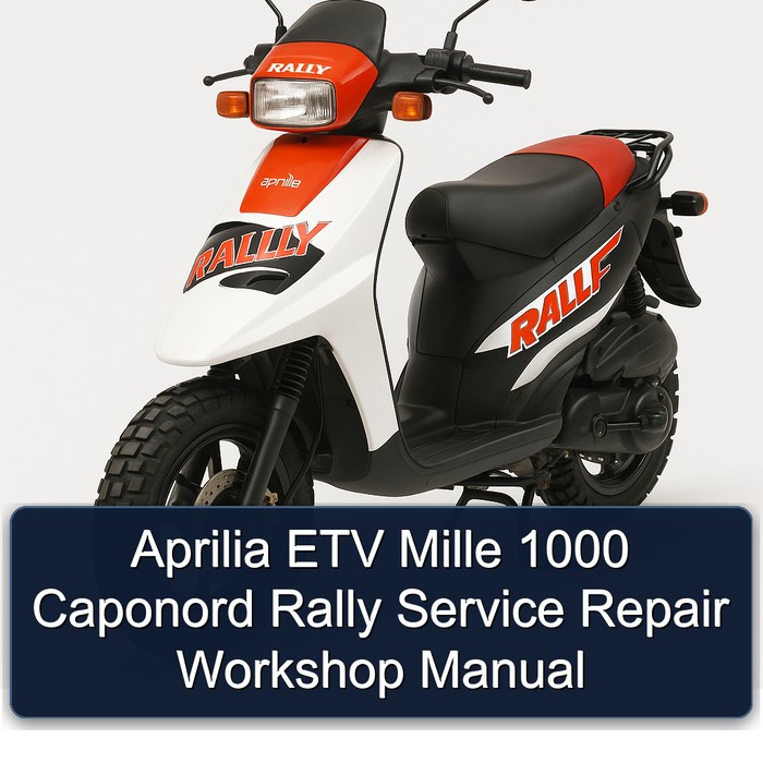 Aprilia Caponord Etv Mille 1000 Rally Service Repair Workshop Manual PDF