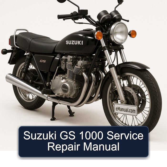 Suzuki GS Series 1000 Service Repair Workshop Manual PDF