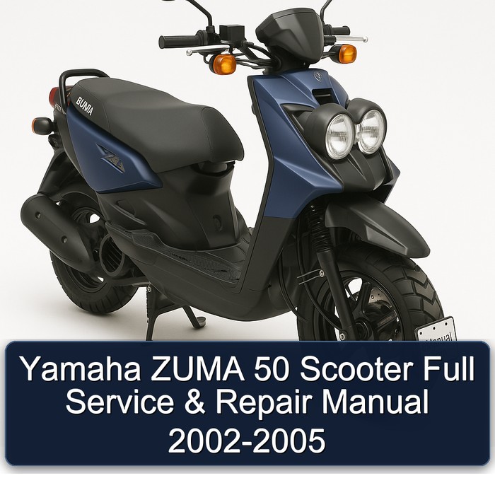 2002-2005 Yamaha Zuma 50 Scooter Service Repair Workshop Manual PDF