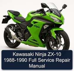 1988-1990 Kawasaki Ninja ZX-10 Service Repair Workshop Manual PDF