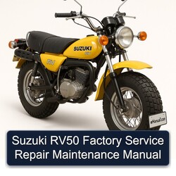 Suzuki RV Series RV50 Maintenance Service Repair Workshop Manual PDF