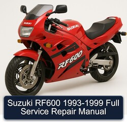 1993-1999 Suzuki RF600 Service Repair Workshop Manual PDF