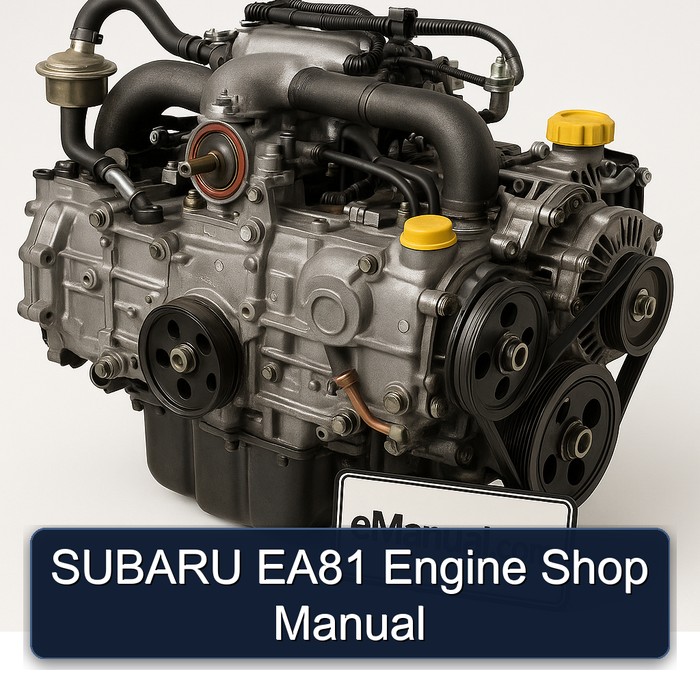 Subaru EA Series EA81 Engine Shop Service Repair Workshop Manual PDF