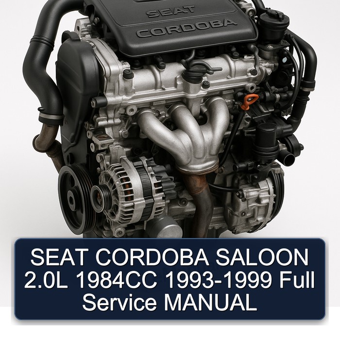 1993-1999 Seat Cordoba Saloon 2.0l 1984CC Service Repair Workshop Manual PDF
