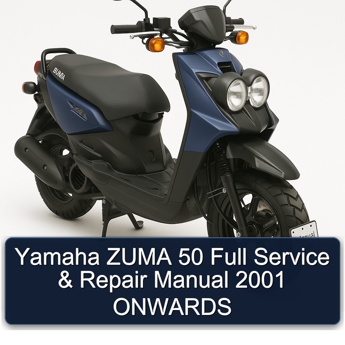 2001 Yamaha Zuma 50 Onwards Service Repair Workshop Manual PDF