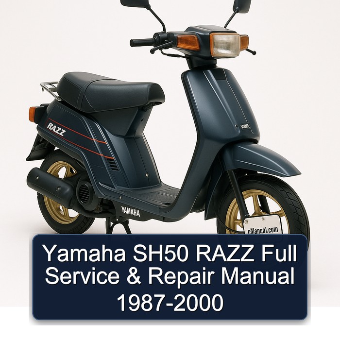 1987-2000 Yamaha Razz SH50 Service Repair Workshop Manual PDF
