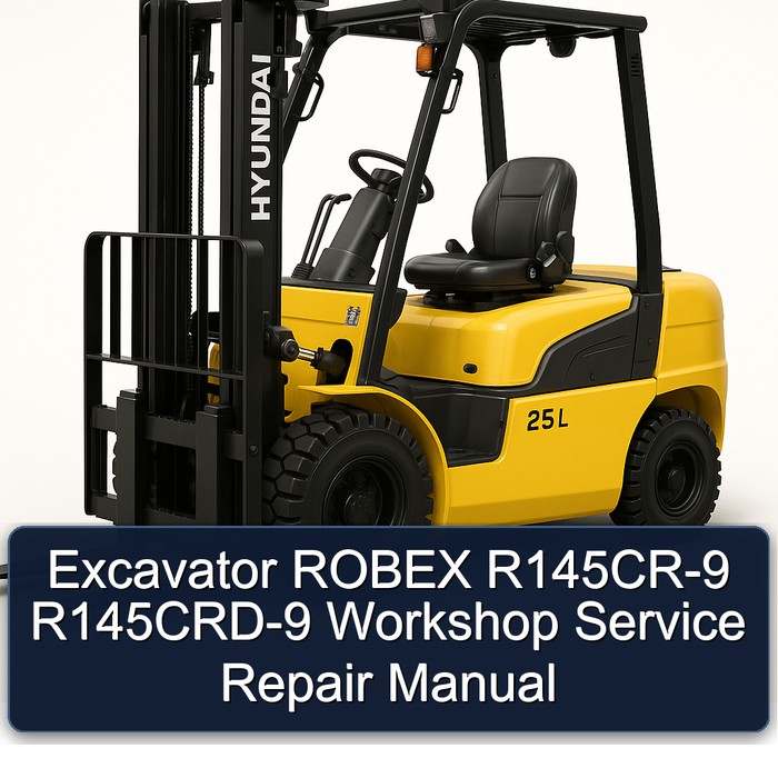 Excavator Robex R145cr-9 R145crd-9 Service Repair Workshop Manual PDF
