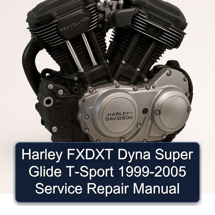 1999-2005 Harley Davidson Super Glide Fxdxt Dyna T-SPORT Service Repair Workshop Manual PDF