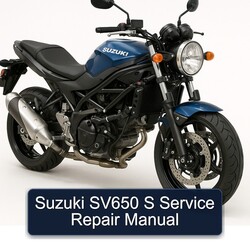 Suzuki SV650 S Service Repair Manual 