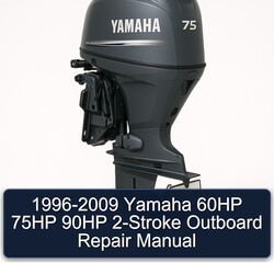 1996-2009 Yamaha 60HP 75HP 90HP 2-stroke Outboard Service Repair Workshop Manual PDF