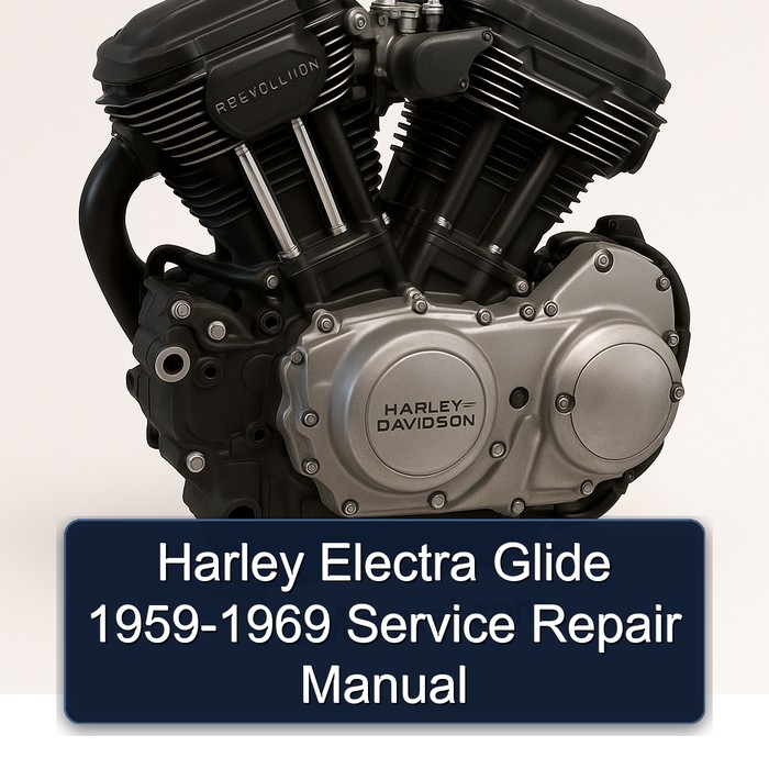 1959-1969 Harley Davidson Revolution Electra Glide Service Repair Workshop Manual PDF