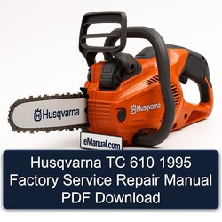 1995 Husqvarna TC Models 610 Service Repair Workshop Manual PDF