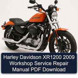 2009 Harley Davidson Servi Car XR1200 Service Repair Workshop Manual PDF