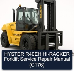 Hyster R40EH Hi-racker Forklift (C176) Service Repair Workshop Manual PDF