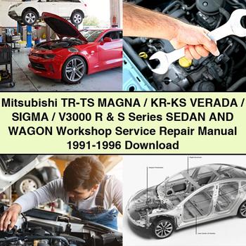 1991-1996 Mitsubishi V3000 TR-TS Magna/kr-ks Verada/sigma/ R S Series Sedan Wagon Service Repair Workshop Manual PDF