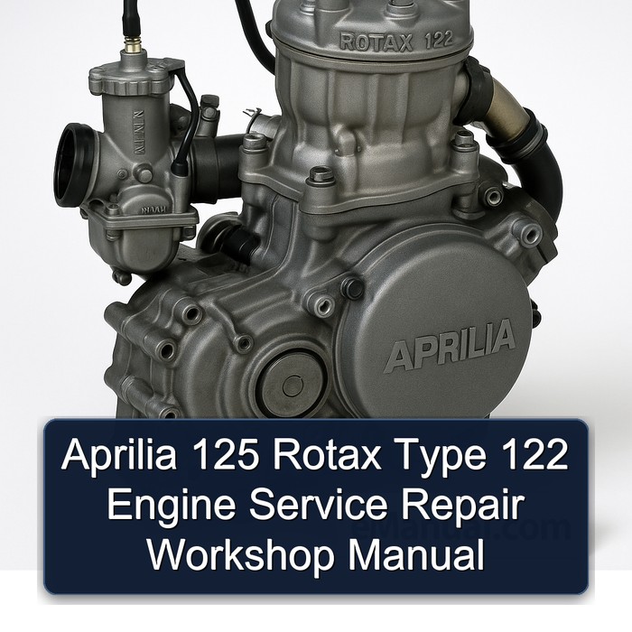 Aprilia 125 Rotax Type 122 Engine Service Repair Workshop Manual PDF