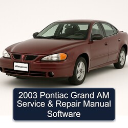 2003 Pontiac Grand Am Software Service Repair Workshop Manual PDF