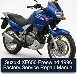 1996 Suzuki XF650 Freewind Service Repair Workshop Manual PDF