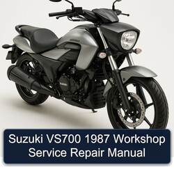 1987 Suzuki Intruder VS700 Service Repair Workshop Manual PDF
