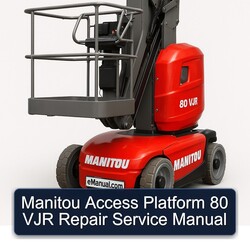 Manitou Access Platform 80 VJR Service Repair Workshop Manual PDF