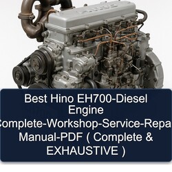 Hino EH700 Best -diesel Engine - ( Exhaustive ) Service Repair Workshop Manual PDF