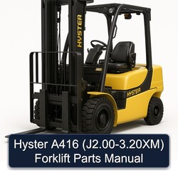 Hyster A416 (j2.00-3.20xm) Forklift Parts Catalog PDF