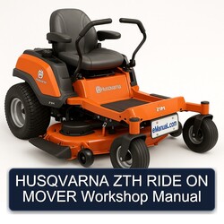 Husqvarna ZTH Ride ON Mover Service Repair Workshop Manual PDF