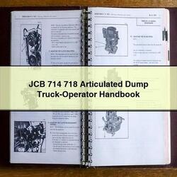 JCB 714 718 Articulated Dump Truck-operator Service Repair Workshop Manual PDF