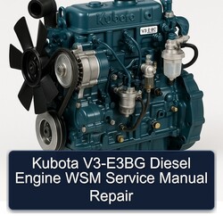 Kubota V3-E3BG Diesel Engine WSM Service Repair Workshop Manual PDF