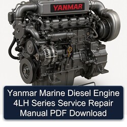Yanmar 4LH Marine Dieselmotoren Service- und Reparaturhandbuch (PDF)