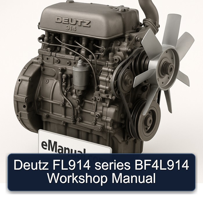 Deutz 914 FL914 Series Bf4l914 Service Repair Workshop Manual PDF