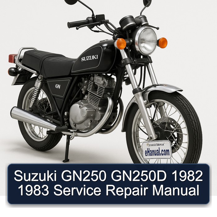 1982-1983 Suzuki GN Series GN250 GN250D Service Repair Workshop Manual PDF