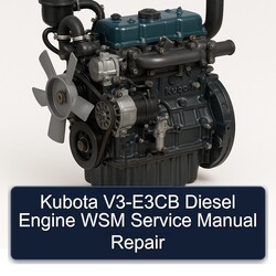 Kubota V3-E3CB Diesel Engine WSM Service Repair Workshop Manual PDF