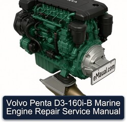 Volvo Penta D3-160i-b Marine Engine Service Repair Workshop Manual PDF