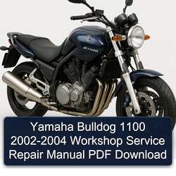 2002-2004 Yamaha BT1100 Bulldog 1100 Service Repair Workshop Manual PDF