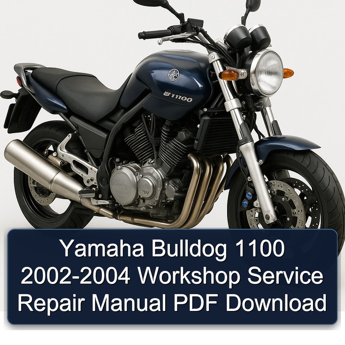 2002-2004 Yamaha BT1100 Bulldog 1100 Service Repair Workshop Manual PDF