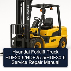 Hyundai Forklift Truck Hdf20-5/hdf25-5/hdf30-5 Service Repair Workshop Manual PDF