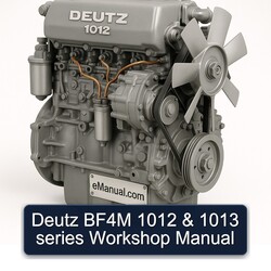 Deutz 1012 BF4M 1013 Series Service Repair Workshop Manual PDF