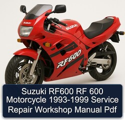 1993-1999 Suzuki RF600 RF 600 Motorcycle Service Repair Workshop Manual PDF