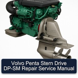 Volvo Penta Stern Drive DP-SM Service Repair Workshop Manual PDF