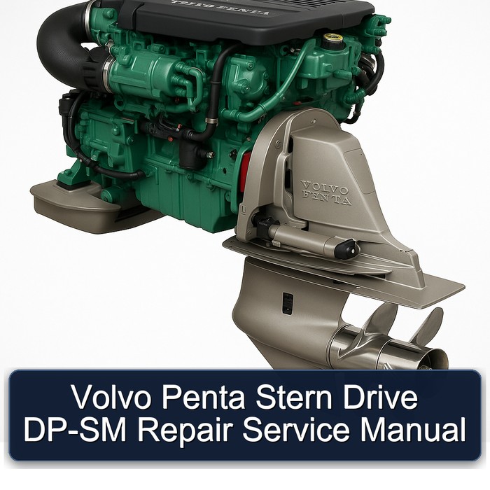 Volvo Penta Stern Drive DP-SM Service Repair Workshop Manual PDF