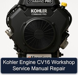Kohler Command Pro Models Engine CV16 Service Repair Workshop Manual PDF